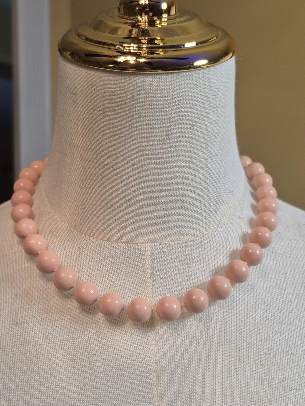 Classic Pink Bead Necklace - Elegant Women’s Jewelry